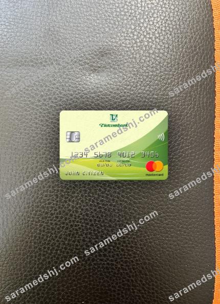 Vietnam Vietcombank mastercard photolook front